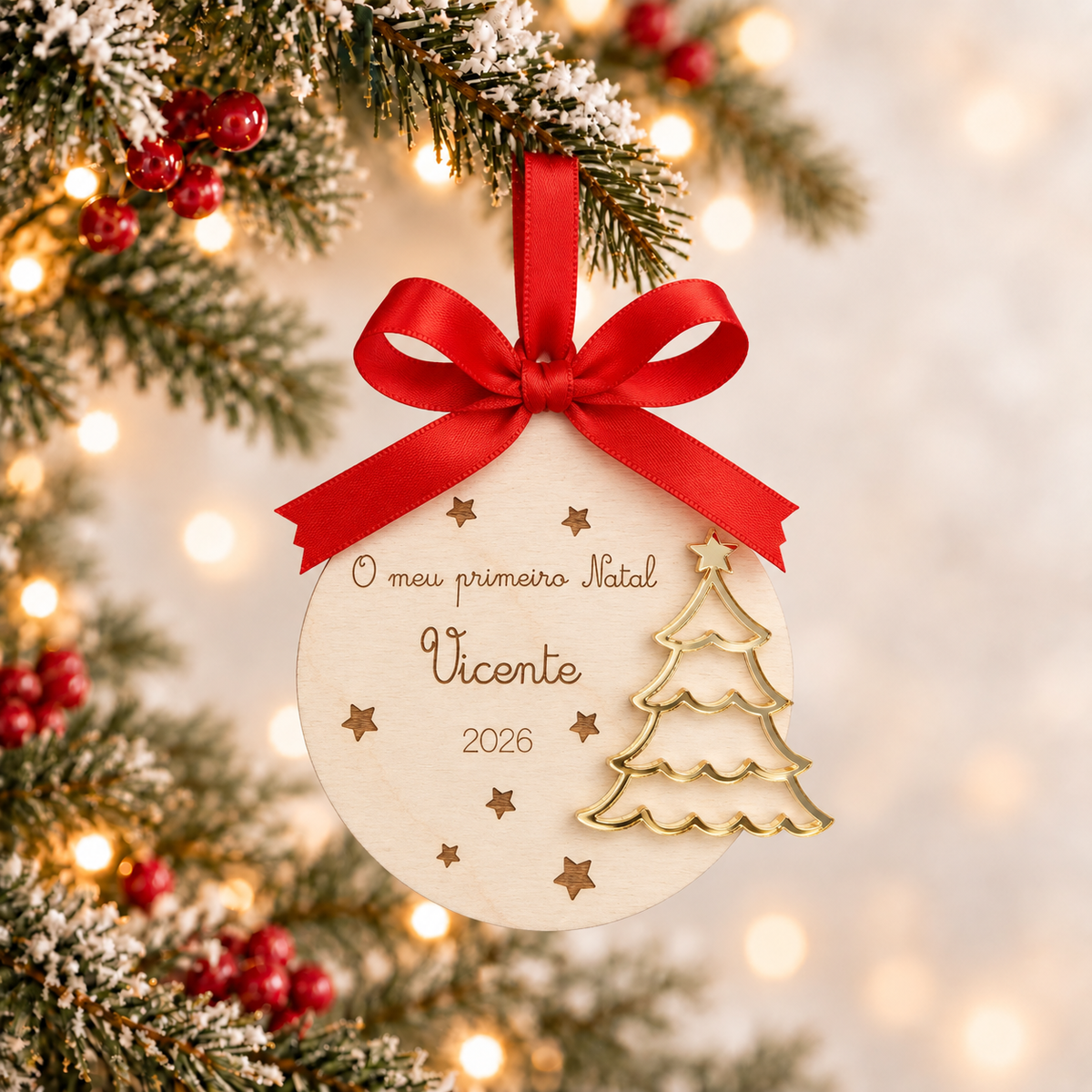 Bola de Natal "O Meu Primeiro Natal"