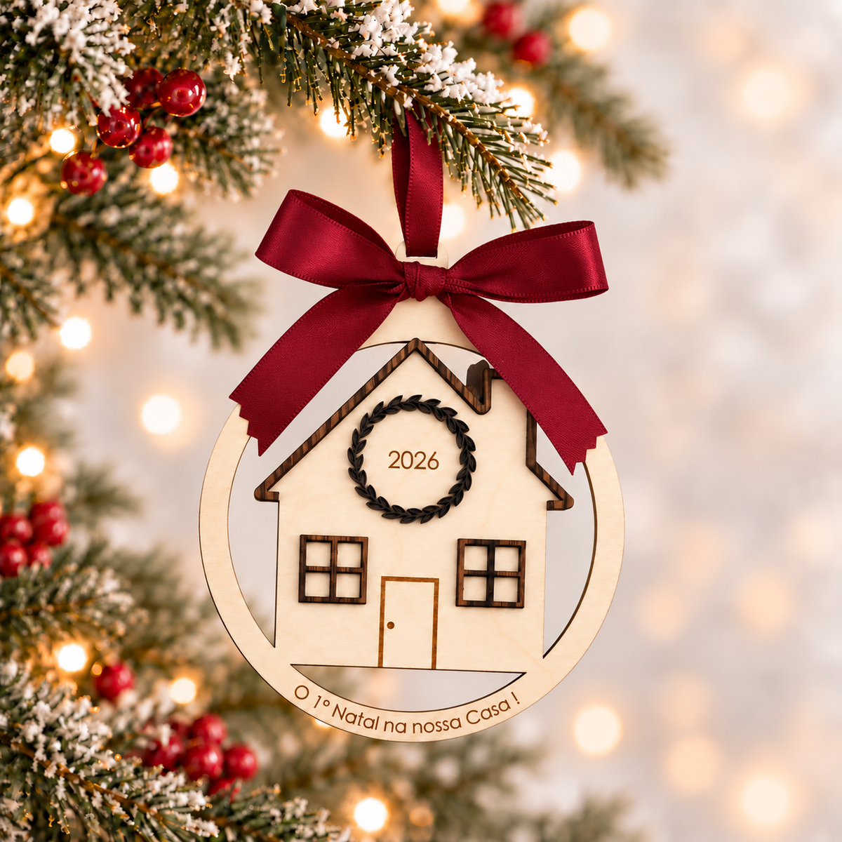 Bola de Natal "Casa"