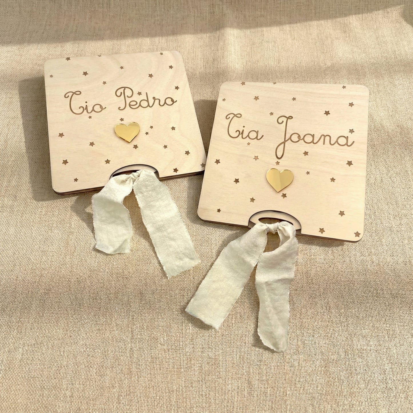 Pedido de Padrinhos "Caixa com Rodela"