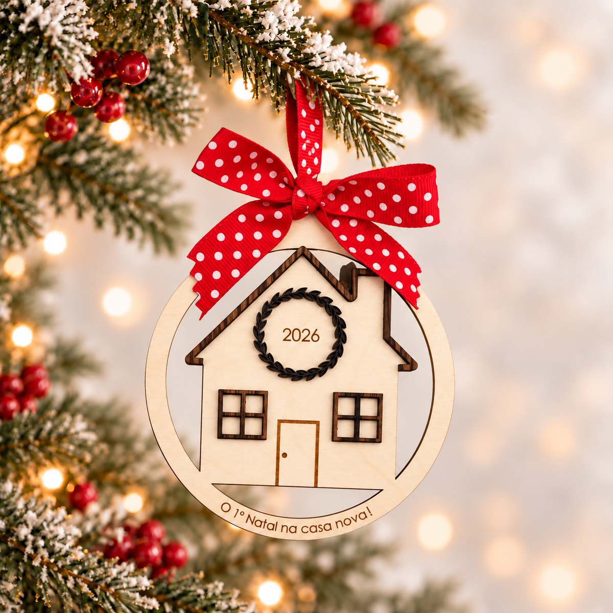 Bola de Natal "Casa"