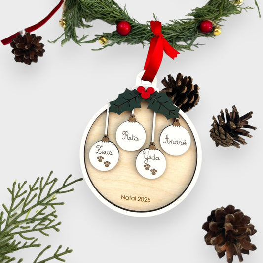 Bola de Natal "Azevinho"