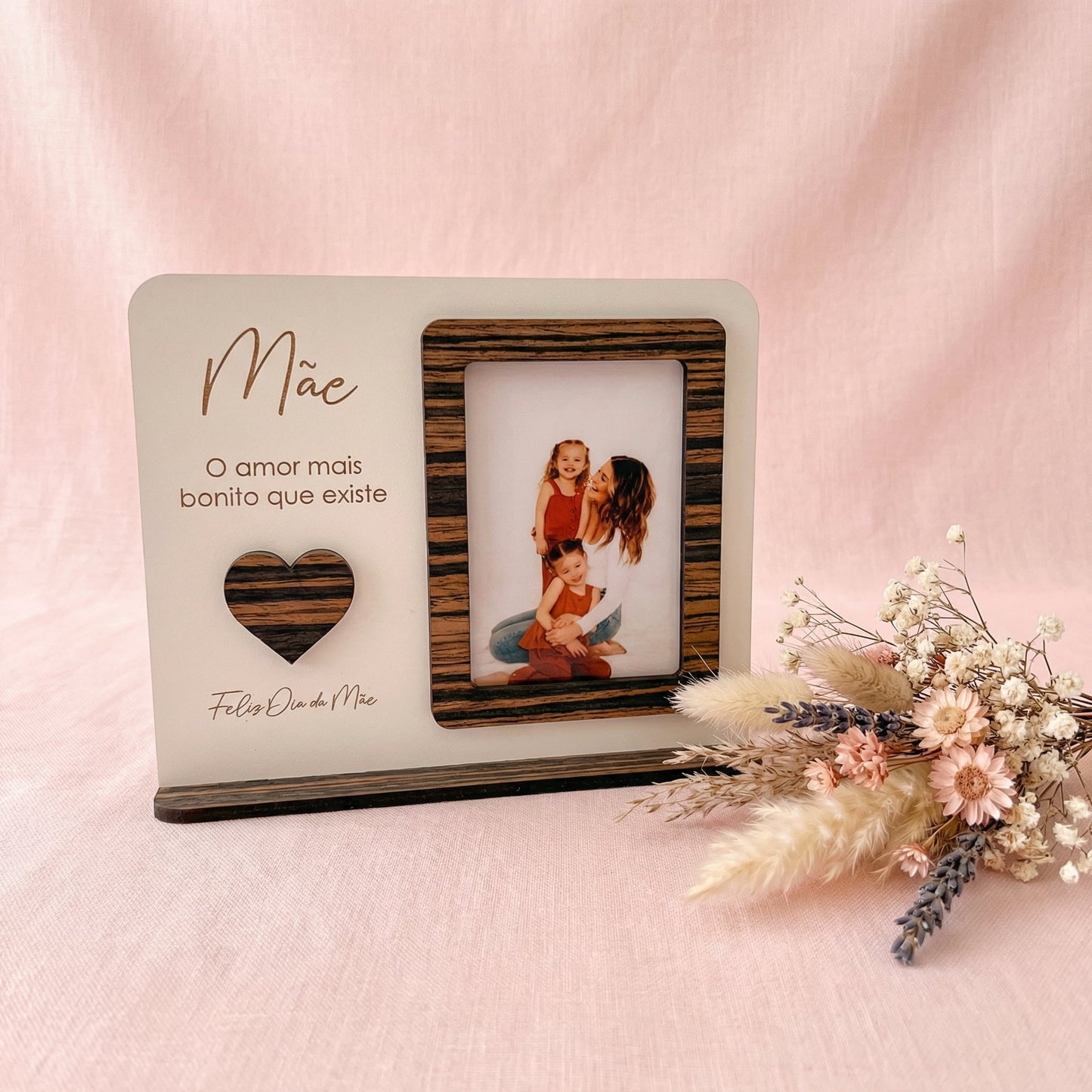 Moldura "Mãe, o amor mais bonito que existe "