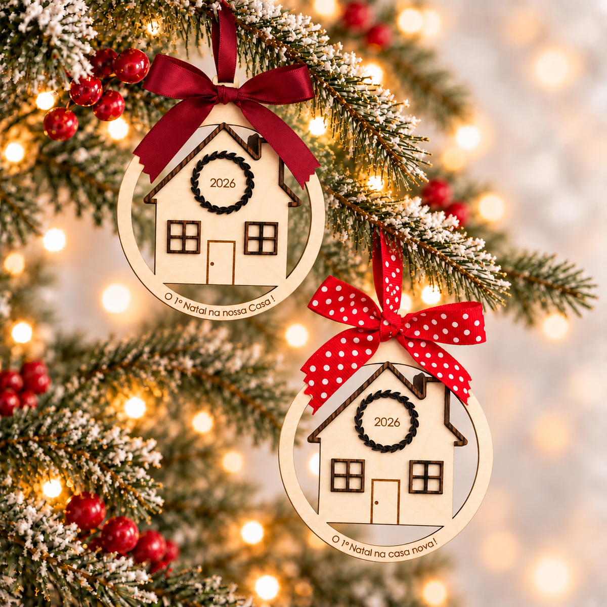 Bola de Natal "Casa"