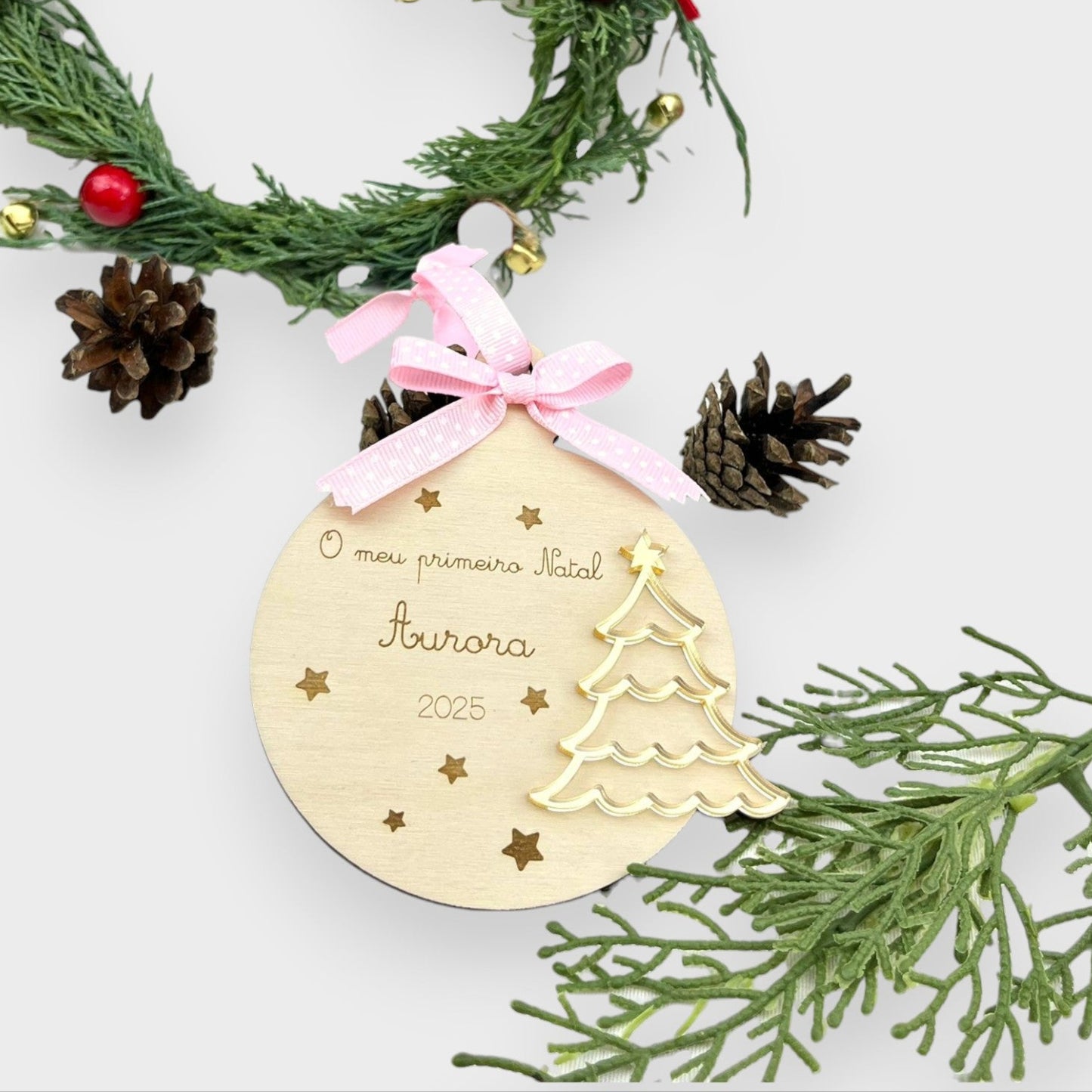 Bola de Natal "O Meu Primeiro Natal"